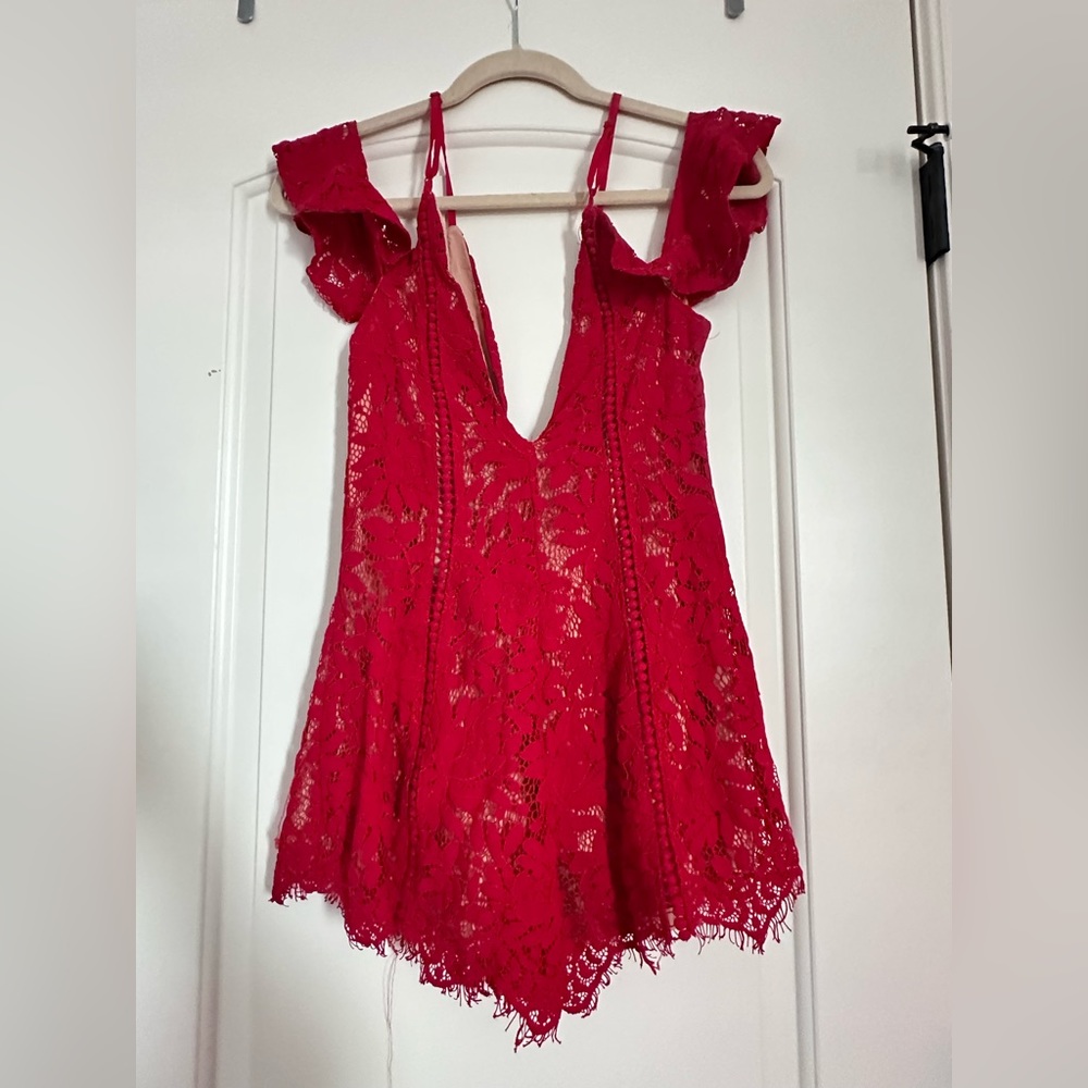 Tobi lace romper